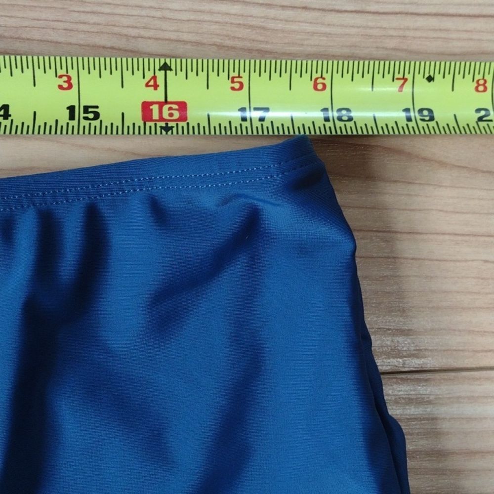 Blue Green Full Coverage High Waisted Bikini Bottoms Size 3X - Picture 4 of 7